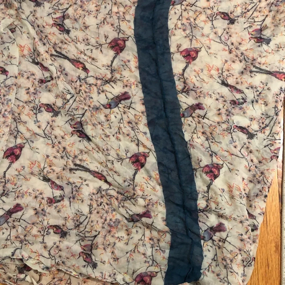 N/A ornate sheer
